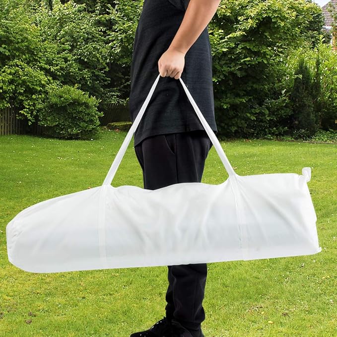 Tangkula Outdoor 10 x 20 Feet Canopy Tent, Party Wedding Tent with Removable Walls, Portable Canopy Shelter Gazebo Pavilion for Event, Backyard, White Tent w/Carry Bag (4 Sidewalls)