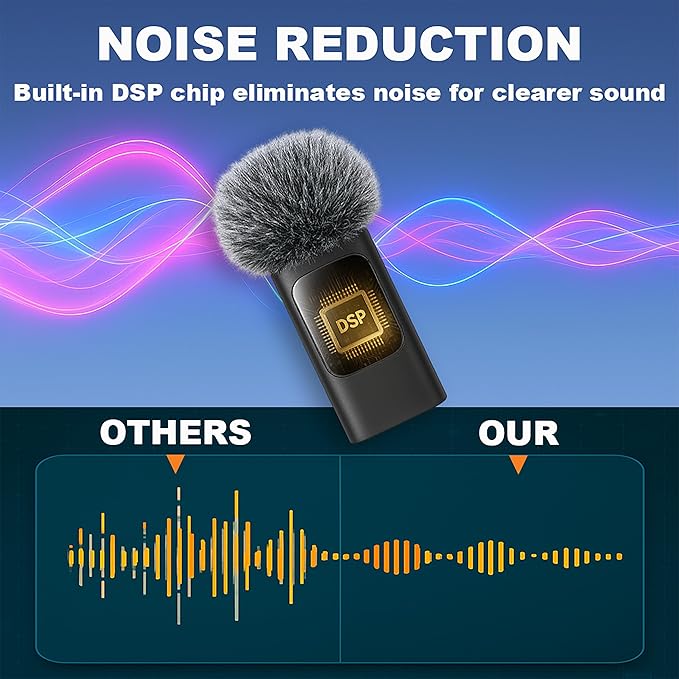 BSONE Voice Amplifier with Wireless Microphone for Teachers – Portable Bluetooth Clip-On PA System with Lapel Mic and Speaker for Classroom,Tour Guide, Meeting Presentation, Conference