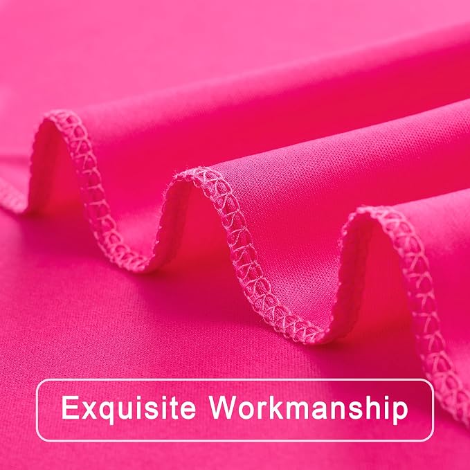20x10ft Hot Pink Backdrop Curtains for Parties, 4 Panels 5x10ft Wrinkle-Free Polyester Background Curtains for Wedding, Birthday, Baby Shower,Graduation, Decorations - Image 5