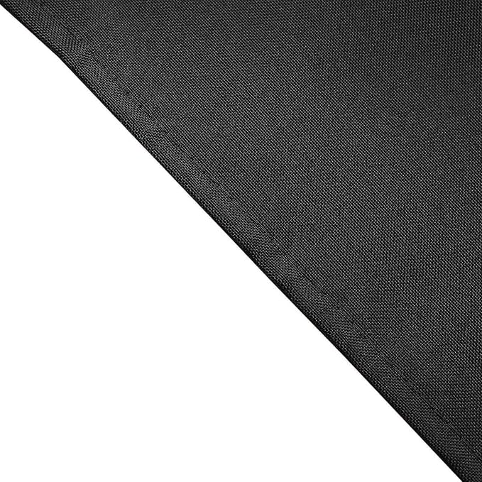Efavormart Premium Cloth Napkins Set of 50, 17x17 Inch Black Seamless Dinner Napkins, Washable Linen Table Napkin Cloth with Hemmed Edges for Weddings, Party and Banquet - Image 3