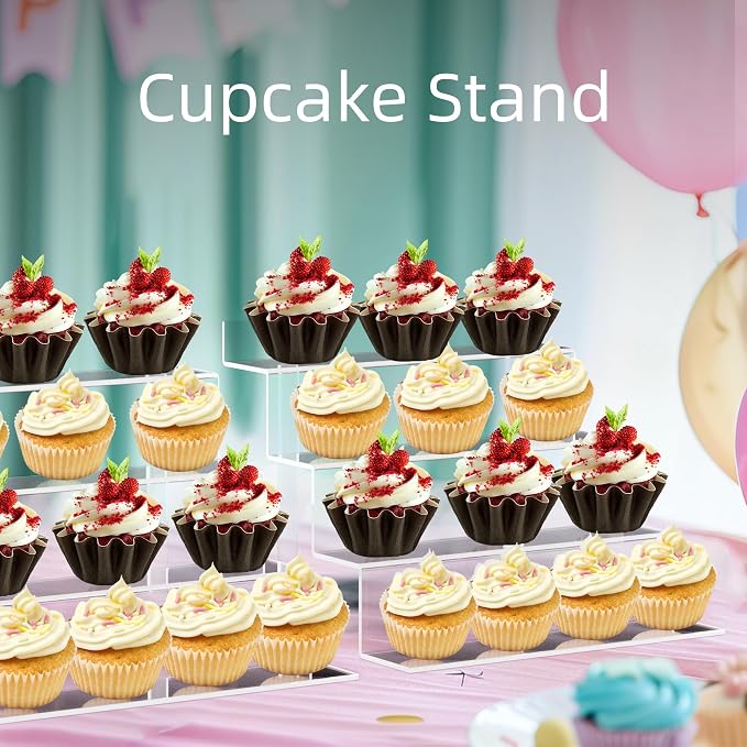 9 Inch Acrylic Shelf for Perfume Organizer in 3 Pack, 4 Tier Funko POP Shelves, Cologne Organizer Tiered Riser Display Stand, Acrylic Display for Decoration - Image 7