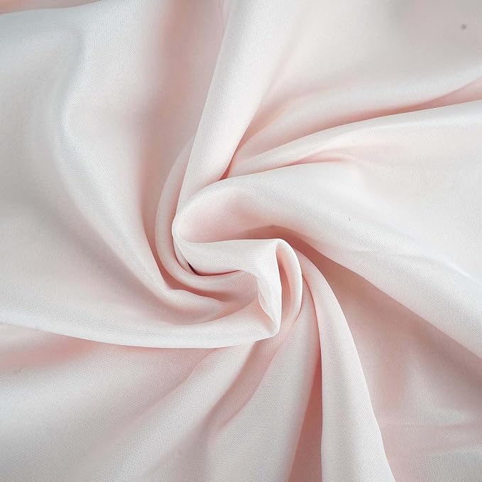 Balsa Circle 6 pcs 120 inch Blush Round Tablecloths Polyester Fabric Table Cover Linens for Wedding Party Reception Banquet Events Kitchen Dining - Image 8