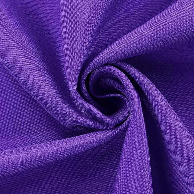 Tableclothsfactory Premium Pack of 100 Premium Purple 20" x 20" Washable Polyester Napkins Great for Wedding Party Restaurant Dinner Parties for Party & Decorations - Image 3