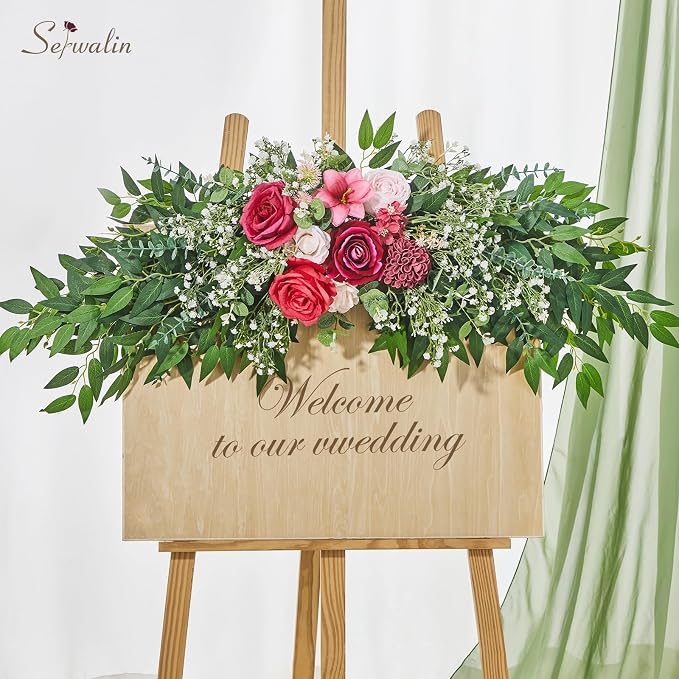 Serwalin 30Pcs Italian Ruscus Greenery Stems Artificial Greenery Leaves, 21.6'' Fake Plants Vines Hanging Garland for Wedding Arch Bouquet Table Centerpieces Home Decor (Pack of 2) - Image 6
