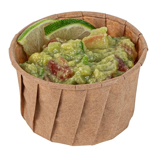 Restaurantware-Sustain 3.3 Ounce Portion Cups, 2000 Disposable Condiment Cups - Compostable, Versatile, Kraft Paper Sample Food Cups, Stylish, For Serving Dips, Jams, Sauces, Nuts, And More - Image 9