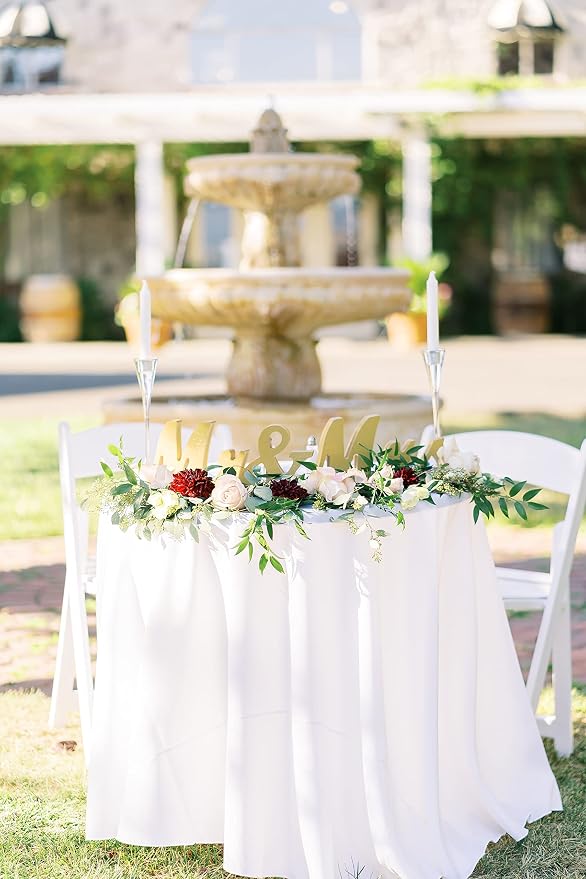12 Pack White Round Tablecloths, 90 Inch Polyester Table Cloth - Image 2