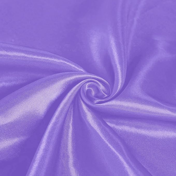 SI Pack of 50 Wedding 12 x 108 inch Satin Table Runner for Wedding, Decorations for Graduations, Engagements, Birthday Parties, Banquets, Runners fit Rectangle, Round Table - Lavender - Image 6