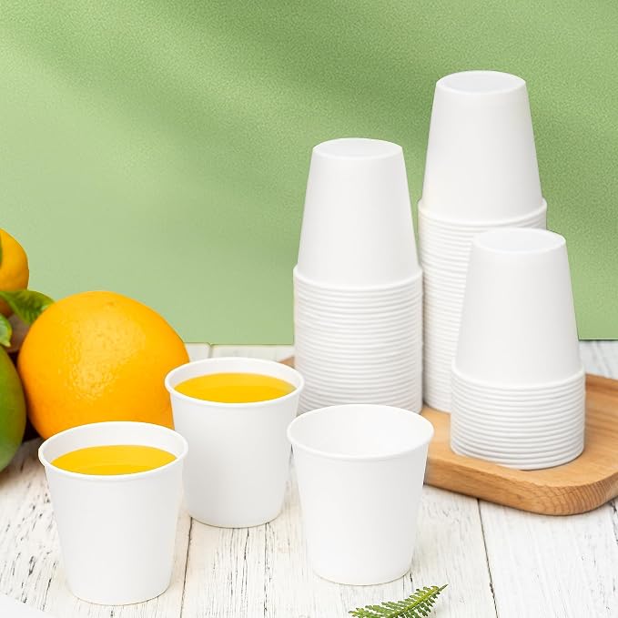 RACETOP [600 Pack] 3 oz Bathroom Paper Cups, Disposable Paper Cups, Small Mouthwash Cups, Ideal for Bathroom - Image 5