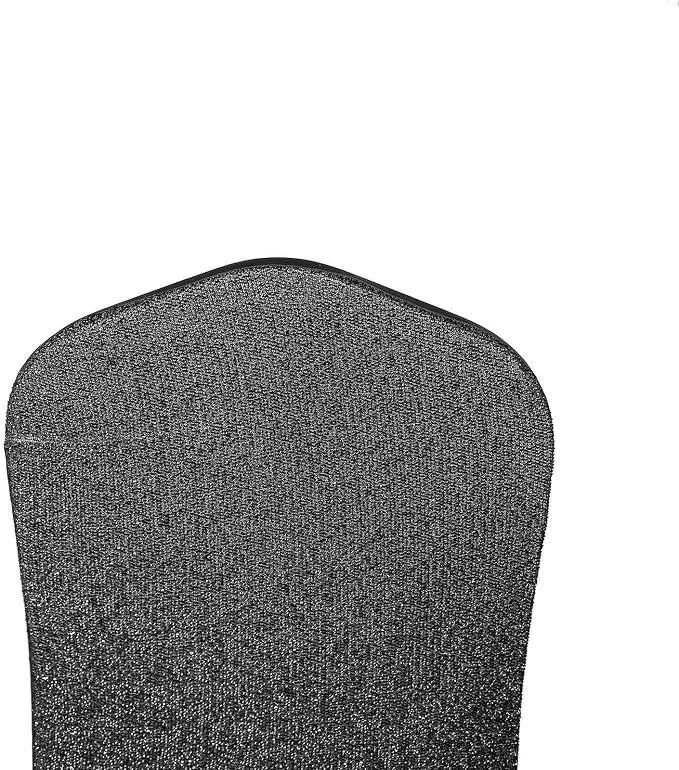 TABLECLOTHSFACTORY 20 PCS Black Spandex Stretch Banquet Chair Cover With Metallic Glitte Dinning Event Slipcover For Wedding Party Catering - Image 5