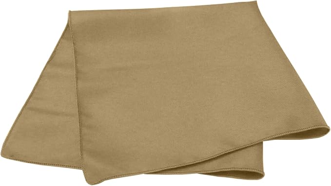Ultimate Textile 17x17-Inch Square Polyester Cloth Napkins, Cafe, Set of 12 - Image 2