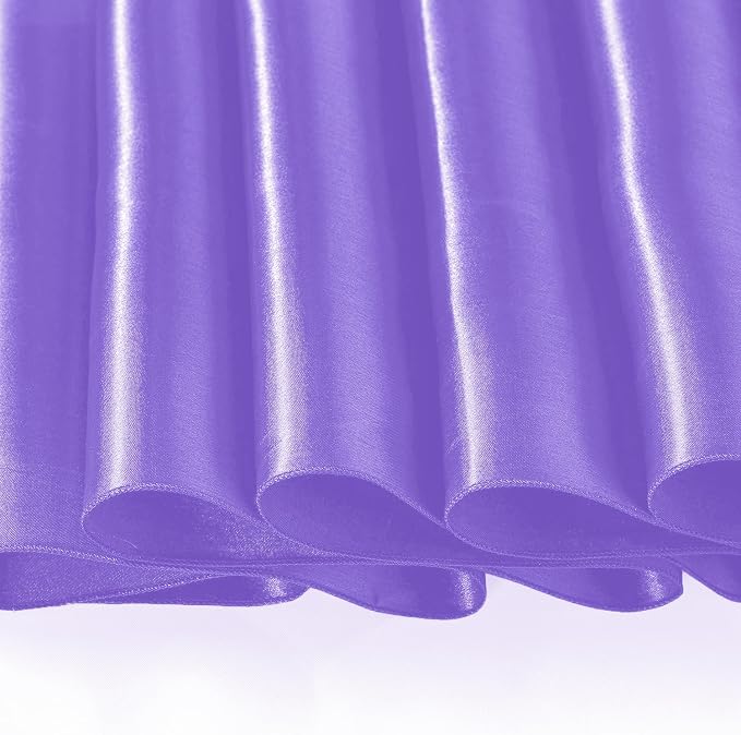 SI Pack of 50 Wedding 12 x 108 inch Satin Table Runner for Wedding, Decorations for Graduations, Engagements, Birthday Parties, Banquets, Runners fit Rectangle, Round Table - Lavender - Image 7
