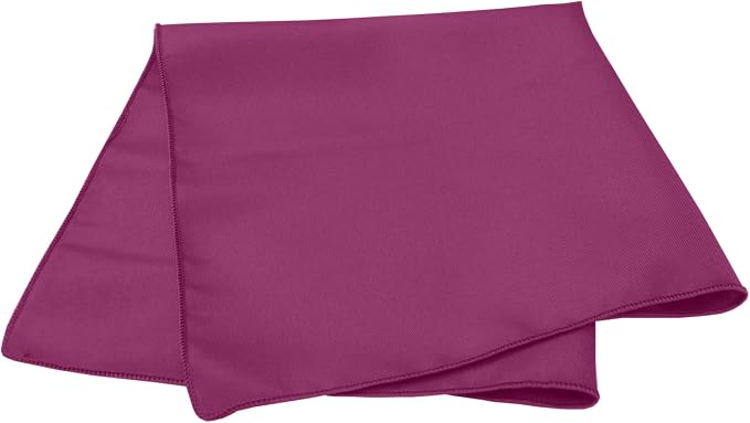 Ultimate Textile 17x17-Inch Polyester Cloth Napkins, Raspberry, Set of 36 - Image 2