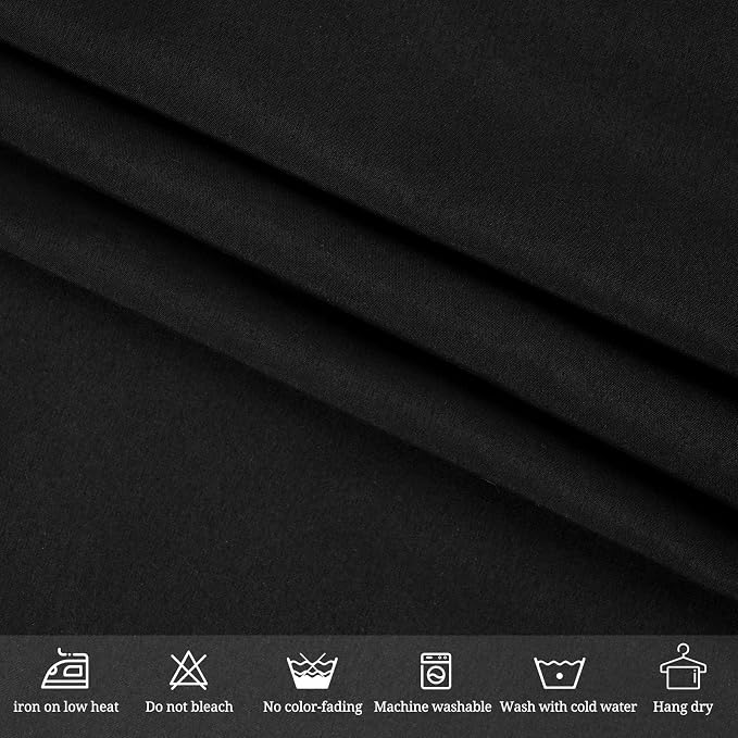 10 Pack Black Tablecloths for 8ft Tables-60 x 126 Inch | Polyester Table Cover, Stain and Wrinkle Resistant Washable Fabric Table Cloth, Perfect for Wedding Banquet Parties - Image 3