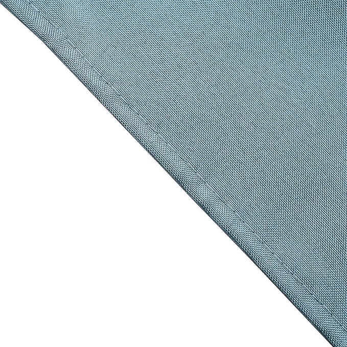 Tableclothsfactory Premium Pack of 100 Dusty Blue Premium 17" x 17" Washable Polyester Napkins Great for Wedding Party Restaurant Dinner Parties for Party & Decorations - Image 3