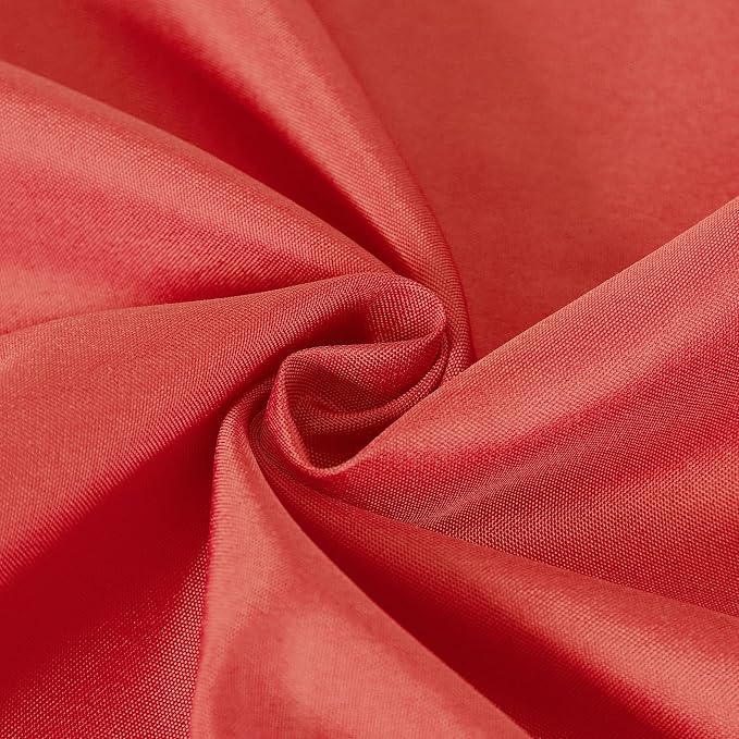 Cupuamon Square Tablecloth 52x52 inch Washable Polyester Fabric Table Cloth for Wedding Party Dining Banquet Decoration（52x52,Red） - Image 4