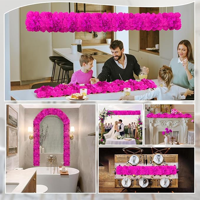 6PCS Artificial Flower Arch for Wedding Décor | Flexible styling,Mixed Flower Design,easy DIY setup, Reusable and low-maintenance for weddings, parties and home décor. - Image 6