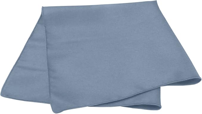 Ultimate Textile 17x17-Inch Square Polyester Cloth Napkins, Slate Set of 36 - Image 2