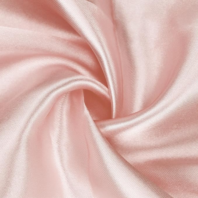 Bailarina 120 Pack Rose Gold Satin Napkins,17x17 Inches Wedding Napkins Square Soft Silky Table Napkins Bulk Decorative Elegant Cloth Napkin for Party Decoration, Banquet,Wedding,Graduation - Image 4