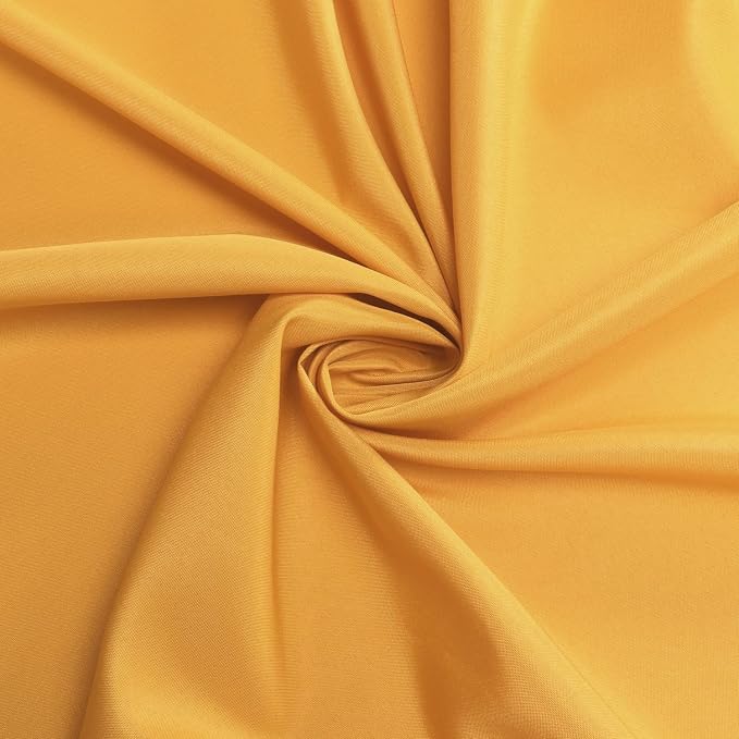 sancua Rectangle Tablecloth, 54 x 78 Inch, Gold | Stain and Wrinkle Resistant, Washable Polyester Cloth, Decorative Fabric Cover, For Dining Tables, Buffet Parties and Camping - Image 6