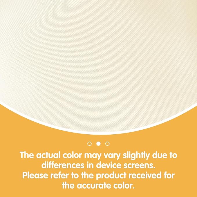 BRILLMAX 4 Pack Ivory Round Tablecloths 108 Inch for 48" Tables | 150 GSM Polyester Fabric, Floor Length Drop, Water, Stain & Wrinkle Resistant Cloth Cover for Wedding Reception Banquet Party - Image 5