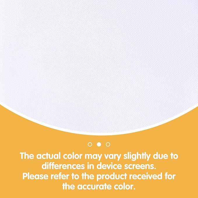 BRILLMAX 4 Pack White Round Tablecloths 108 Inch for 48" Tables | 150 GSM Polyester Fabric, Floor Length Drop, Water, Stain & Wrinkle Resistant Cloth Cover for Wedding Reception Banquet Party - Image 5