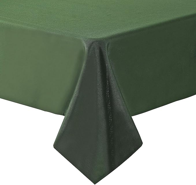 Cupuamon Square Tablecloth 70x70 inch Washable Polyester Fabric Table Cloth for Wedding Party Dining Banquet Decoration（70x70,Willow） - Image 5