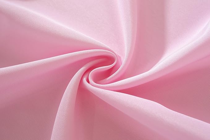 10 Pack Round Tablecloth 90 Inch Pink Tablecloth, Polyester Fabric Washable Table Cloth for Home, Party, Wedding or Restaurant Use. - Image 6