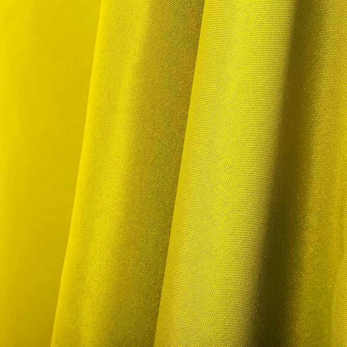 Ascoza 2pack 60x120 Inch Yellow Rectangular Tablecloth 6 Feet Table Cloth in Polyester Fabric for Wedding/Banquet/Restaurant/Parties - Image 6