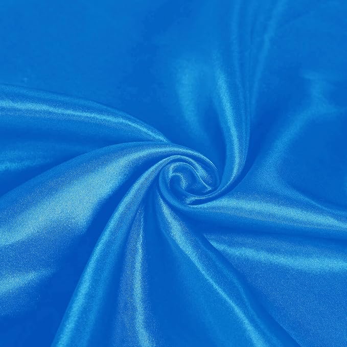 SI Pack of 15 Wedding 12 x 108 inch Satin Table Runner for Wedding, Decorations for Graduations, Engagements, Birthday Parties, Banquets, Runners fit Rectangle, Round Table - Blue - Image 6