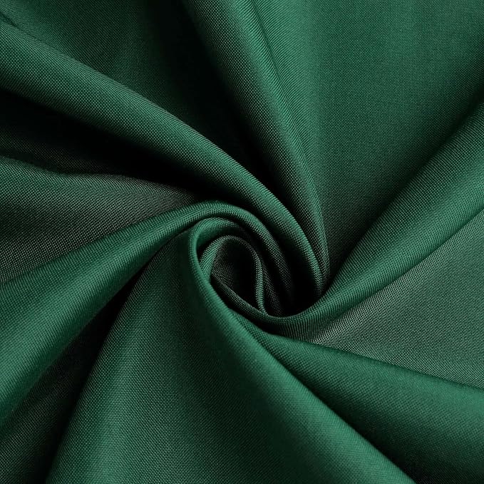 Balsa Circle 6 pcs 120 inch Hunter Green Round Tablecloths Polyester Fabric Table Cover Linens for Wedding Party Reception Banquet Events Kitchen Dining - Image 8