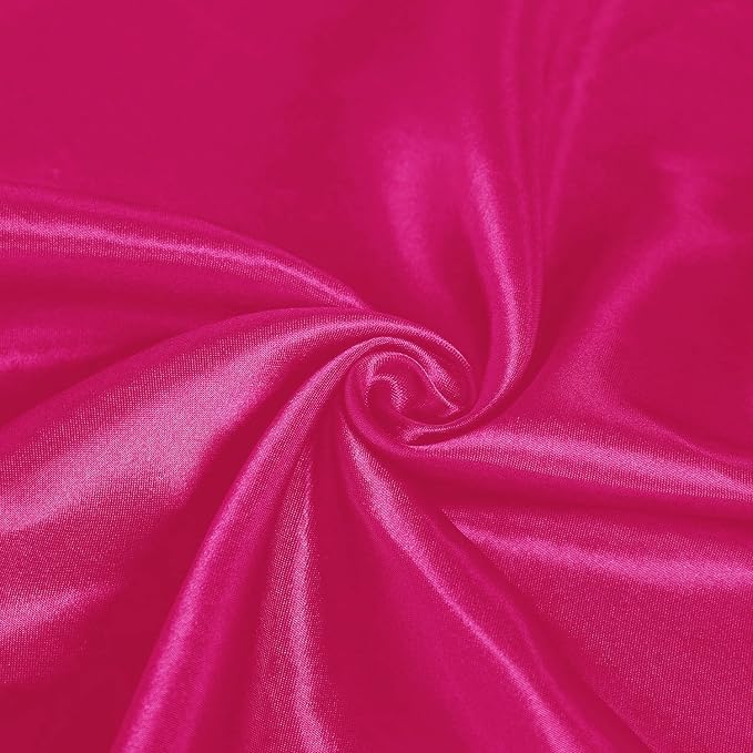 SI Pack of 30 Wedding 12 x 108 inch Satin Table Runner for Wedding, Decorations for Graduations, Engagements, Birthday Parties, Banquets, Runners fit Rectangle, Round Table - Magenta - Image 6