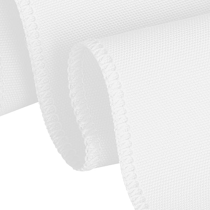 LTC LINENS 10-Pack White Rectangular Tablecloths 90 in x 132 in with Rounded Corners - Ideal for 6 ft Tables with Floor-Length Drop - Bulk Polyester Fabric Cloth Table Covers for Wedding, Party - Image 4