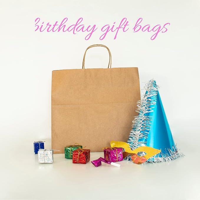 JET PAPER BAGS - 11x7x12 Inch [250 Pcs] Brown Paper Bags with Handles Prime for Takeout, Grocery, Goody, Retail, Party, Gifts, Weddings - Image 6