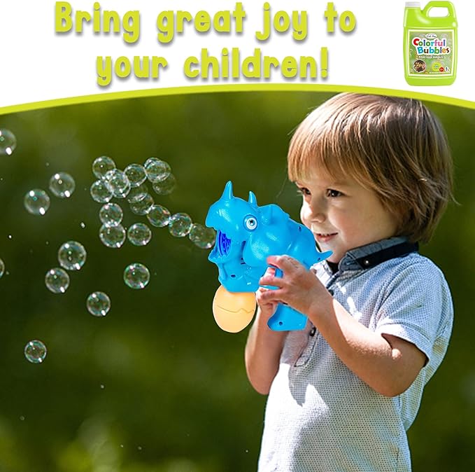 Lulu Home Concentrated Bubble Solution, 1 L/ 33.8 OZ Refill for Bubble Machines, Giant Wands, and Blowers - Up to 2.5 Gallons for Kids' Birthday Parties