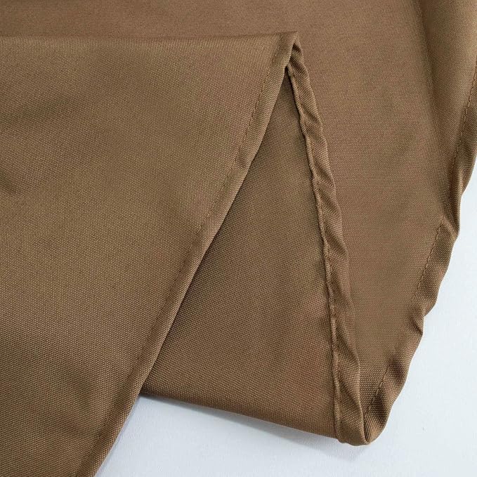 Tableclothsfactory Premium Pack of 5 Premium Taupe 20" x 20" Washable Polyester Napkins Great for Wedding Party Restaurant Dinner Parties - Image 3