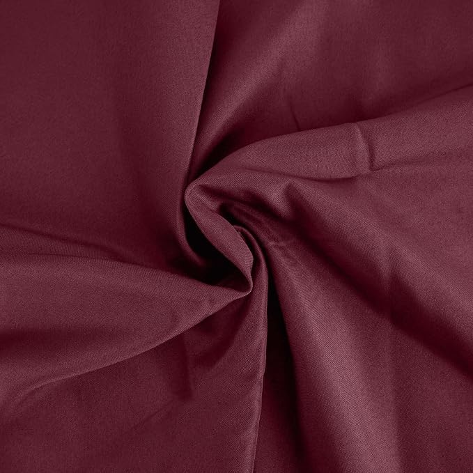 Tableclothsfactory Premium 100 Pack | Burgundy Seamless Cloth Dinner Napkins, Reusable Linen | 20"x20" for Party & Decorations - Image 3