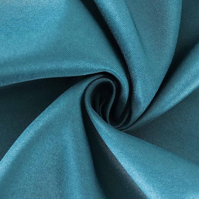 Tableclothsfactory Premium Pack of 5 Premium Peacock Teal 20" x 20" Washable Polyester Napkins Great for Wedding Party Restaurant Dinner Parties - Image 3