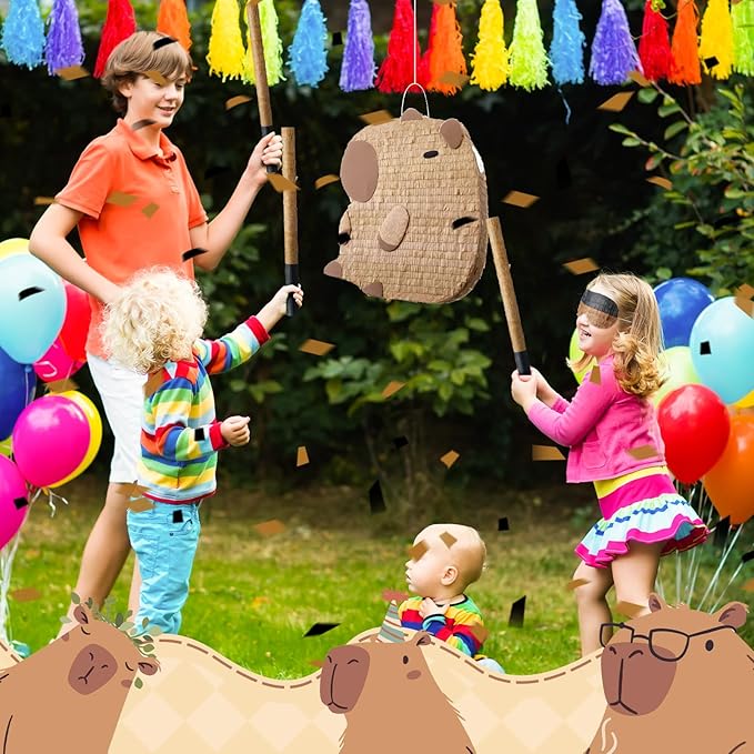 Capybara Piñata Capybara Themed Animal Piñata for Fiesta Party Supplies Christmas Festivals Holiday Photo Props Fiesta Party Supplies, Birthday Centerpiece Decor