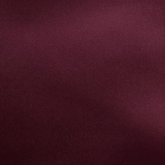 Ultimate Textile 17x17-Inch Square Satin Cloth Napkins, Burgundy Set of 120 | Bulk Case of 10 Dozen, Bridal, 100% Polyester Fabric, Matte Satin, Also Known as Lamour, Soft Luster, Seamless, Red - Image 2