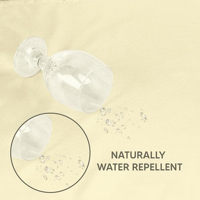 Utopia Kitchen Rectangle Table Cloth 2 Pack [60x84 Inches, Ivory] | Tablecloth Machine Washable, Polyester Table Cover for Dining, Buffet Parties, Picnics, Events, Weddings and Restaurants - Image 6