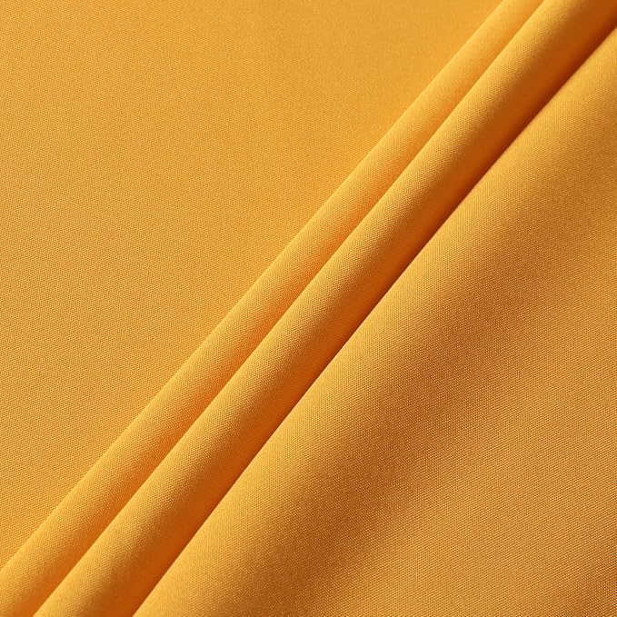 sancua Rectangle Tablecloth, 54 x 78 Inch, Gold | Stain and Wrinkle Resistant, Washable Polyester Cloth, Decorative Fabric Cover, For Dining Tables, Buffet Parties and Camping - Image 5