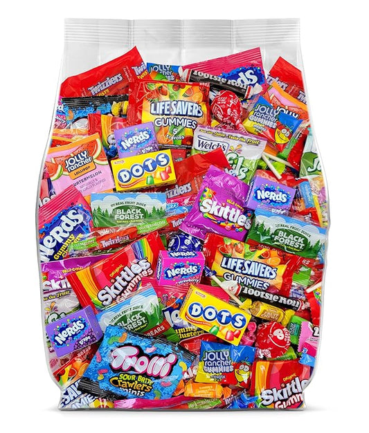 Bulk Candy Variety Pack - 2lb Bulk Candy Individually Wrapped Candy for Easter Eggs, Pinatas, Parades, Party Favors, Goodie Bags & Candy Buffets - Easter Candy Bulk Bag - 2 Pounds