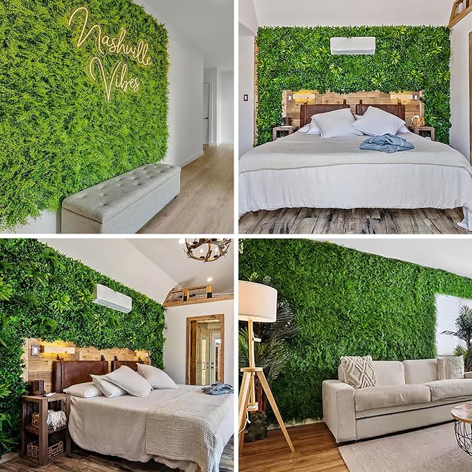 3rd Street Inn Artificial Greenery Wall Panels for Privacy - 12-Pack - Image 3