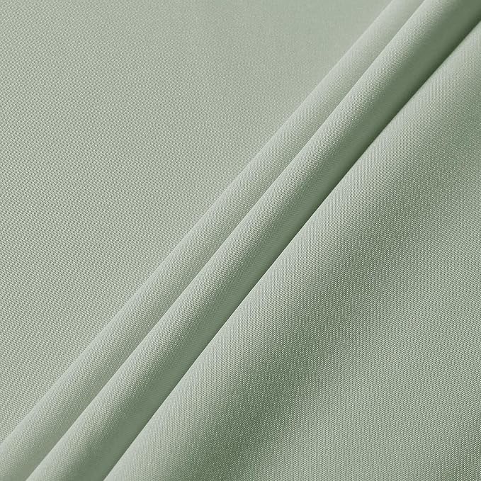 sancua Rectangle Tablecloth, 60 x 120 Inch, Sage Green | Stain and Wrinkle Resistant, Washable Polyester Cloth, Decorative Fabric Cover, For Dining Tables, Buffet Parties and Camping - Image 7