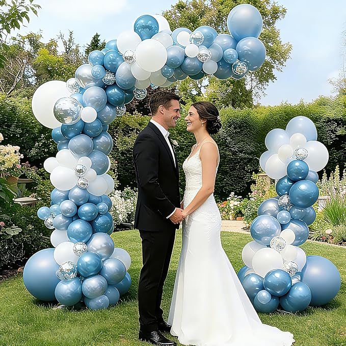 Balloon Arch Stand Kit 9ft &5.6ft,Heavy Duty Base With Water Filling Bag Bendable Half Arch Balloon Arch for Birthdays Holiday Decorations And Other Indoor And Outdoor Parties No Balloons (gold)