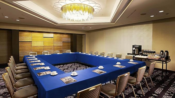 10 Pack Royal Blue Tablecloths for 6ft Tables-60 x 102 Inch | Polyester Table Cover, Stain and Wrinkle Resistant Washable Fabric Table Cloth, Perfect for Wedding Banquet Parties - Image 6