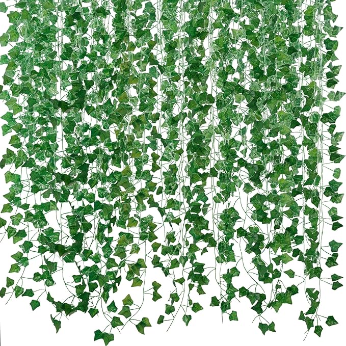 Freyalife Fake Vines for Room Decor(36Pack252Ft) Aesthetic Artificial Plant Ivy Leaves Hanging Greenery Garlands for Home Bedroom Wall Wedding Christmas Party Office patio Indoor, Outdoor Garden Decor by Unknown