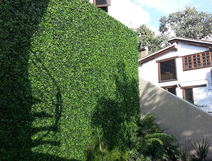 GreenSmart Premium Artificial Grass Wall Panels | Realistic Plant Greenery Privacy Panels | Decor for Fence, Garden, Patio & Balcony | Never Fade Indoor Outdoor Use (Moss) - Image 7